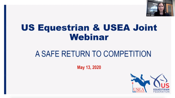 USEF & USEA Joint Webinar for Eventing: A Safe Return to Competition